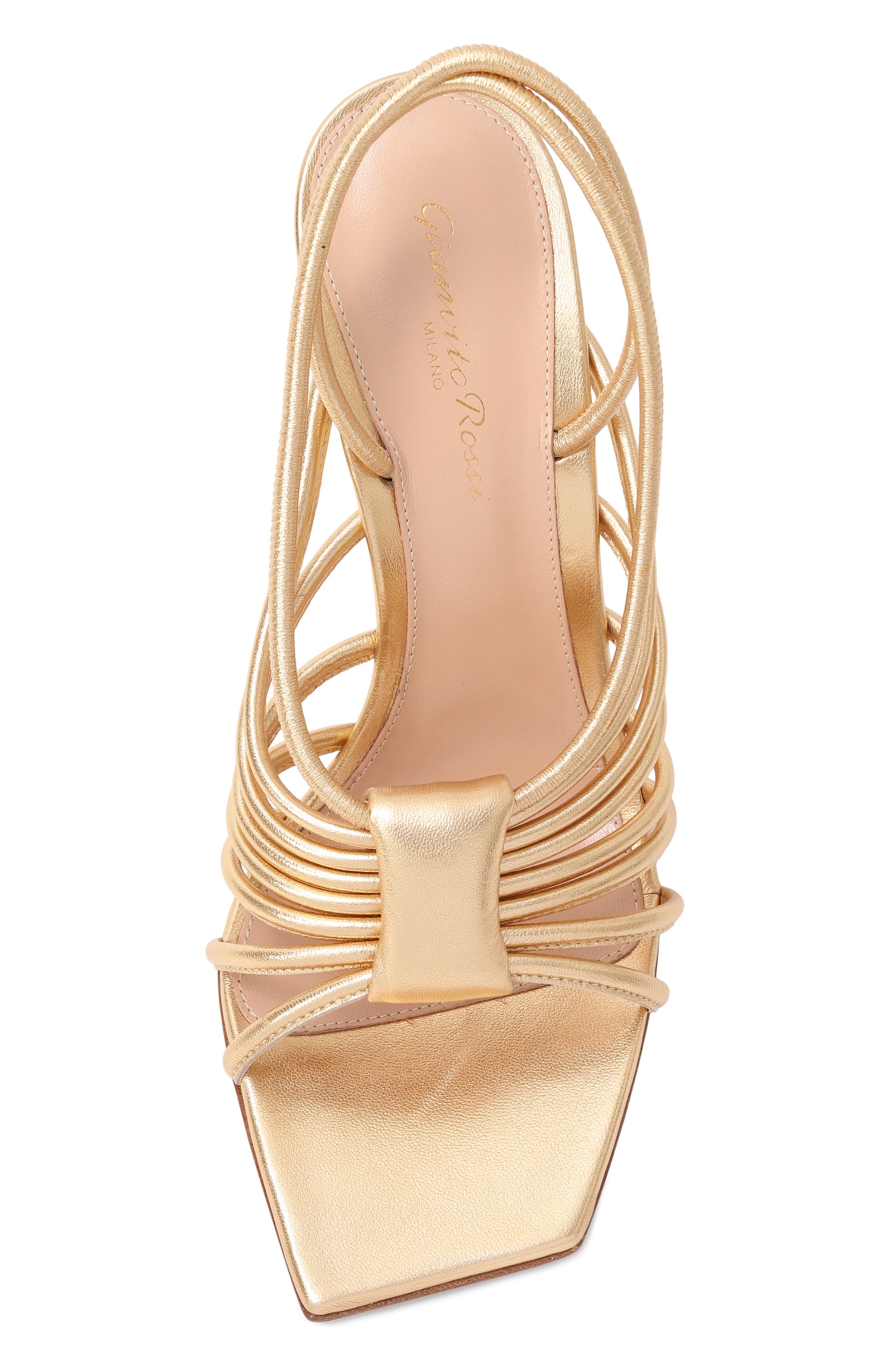 Кожаные босоножки hellen 105 GIANVITO ROSSI, арт. G32488.15RIC.NPSMEK0, фото 6