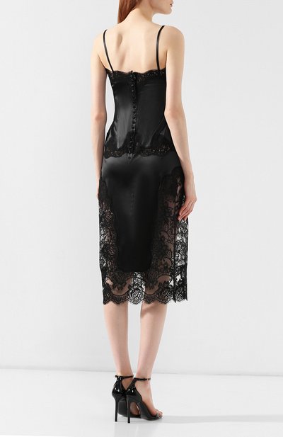 Атласное платье DOLCE & GABBANA, арт. F6F3WT/FURAG, фото 4