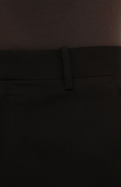 Шерстяные брюки THE ROW темно-коричневого цвета по цене 186000 руб., арт. 279W1842, фото 5 Шерстяные брюки THE ROW, арт. 279W1842, фото 5