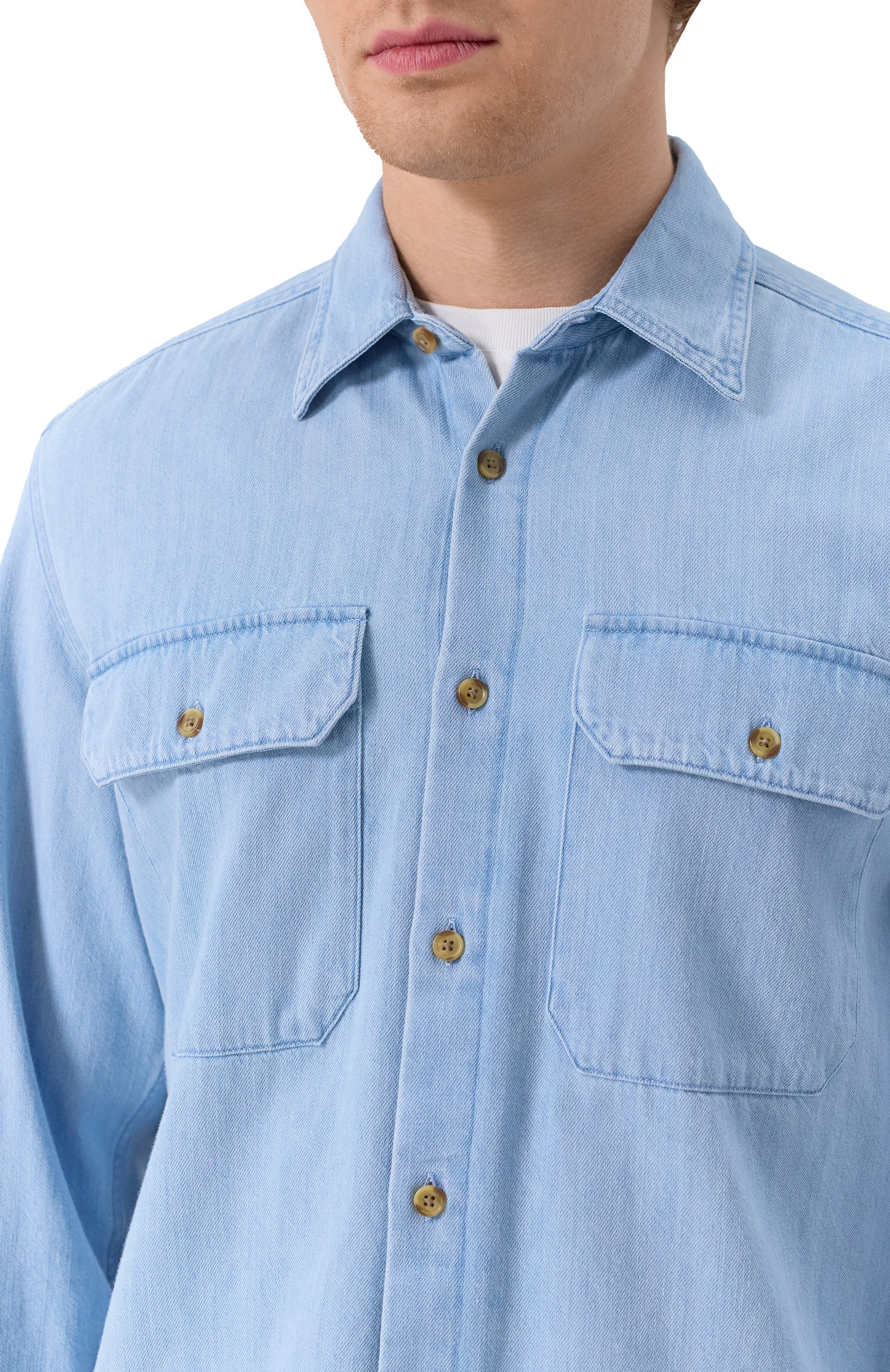 Джинсовая рубашка BOSS, арт. 50527795, фото 5