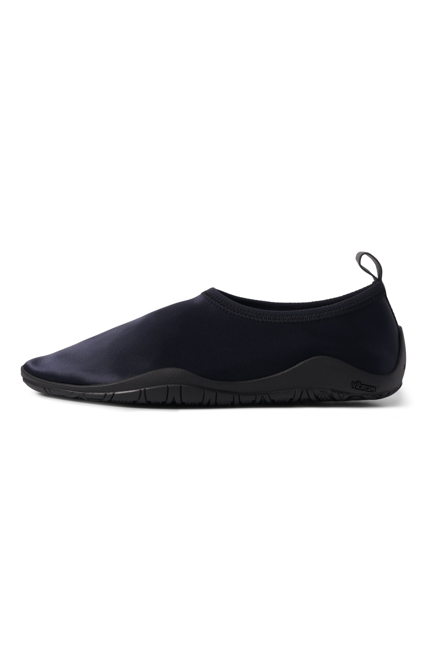 Текстильные слипоны elbe JIL SANDER темно-синего цвета по цене 77900 руб., арт. J16WS0042/P3742, фото 4 Текстильные слипоны elbe JIL SANDER, арт. J16WS0042/P3742, фото 4
