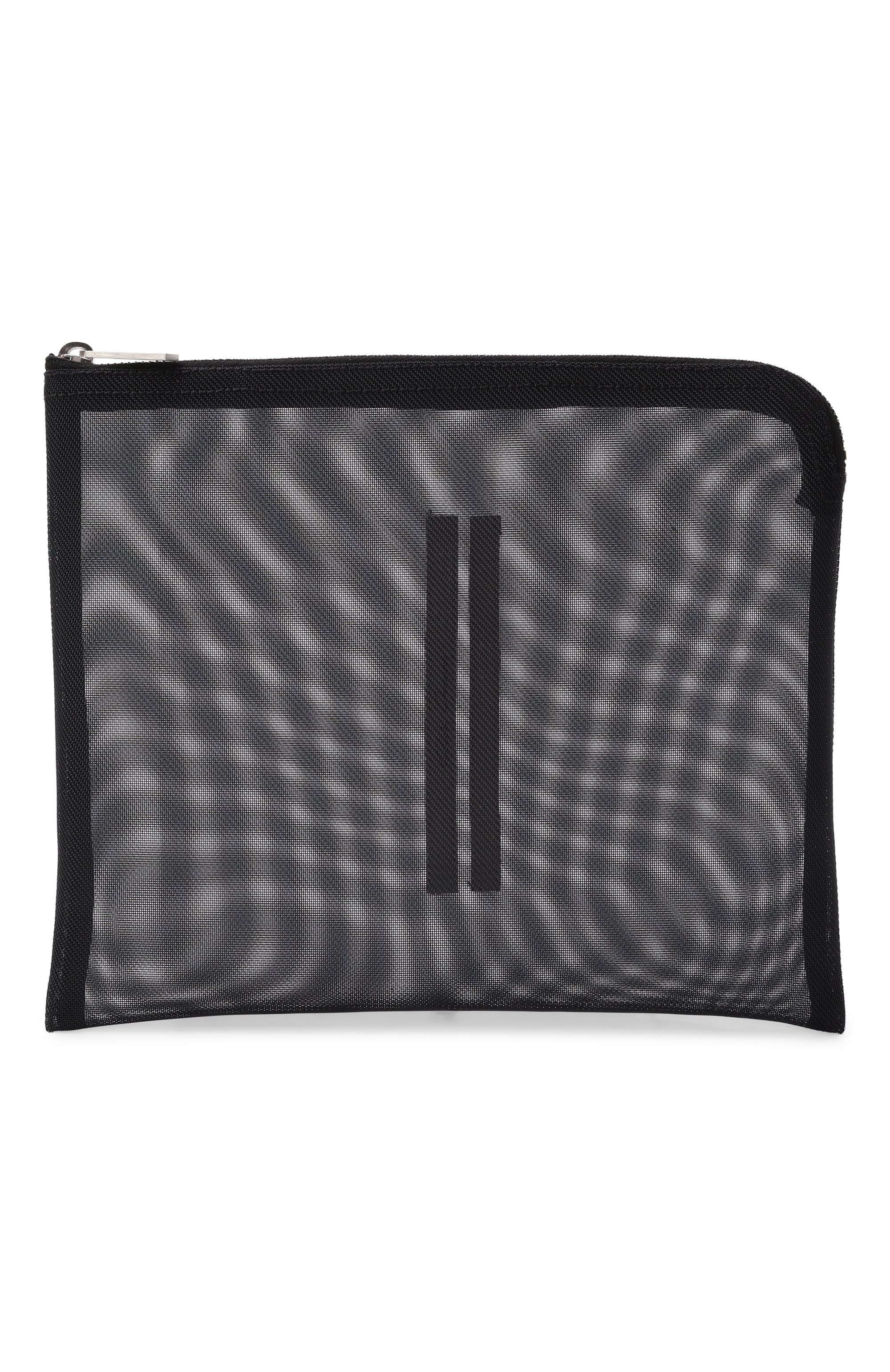 Футляр для документов RICK OWENS черного цвета по цене 48250 руб., арт. RA01F0819/NM, фото 1 Футляр для документов RICK OWENS, арт. RA01F0819/NM, фото 1