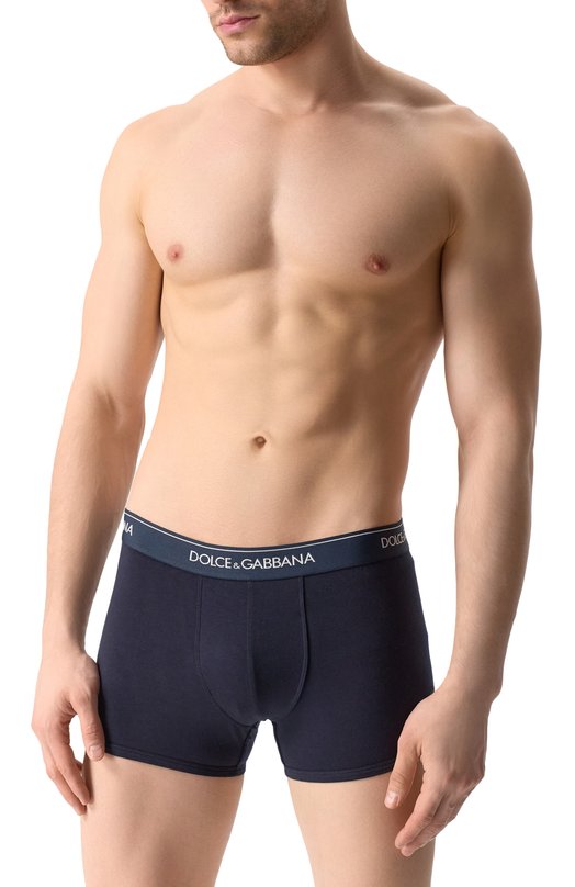 Комплект из двух боксеров Dolce & Gabbana M9C07J/0NN95 Синий  M9C07J/0NN95 Фото 2