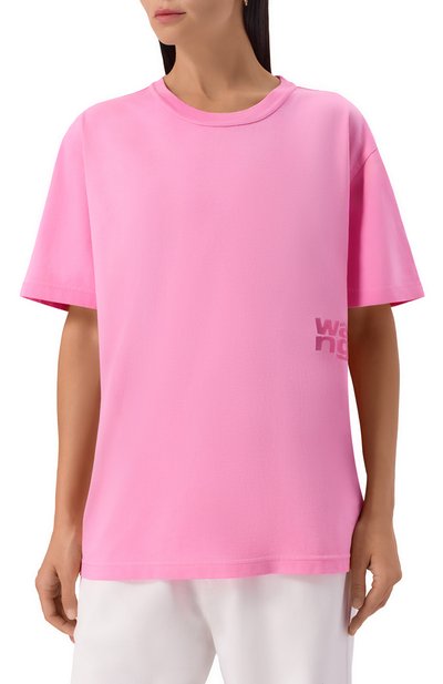 Хлопковая футболка ALEXANDERWANG.T, арт. 4CC3241520, фото 3