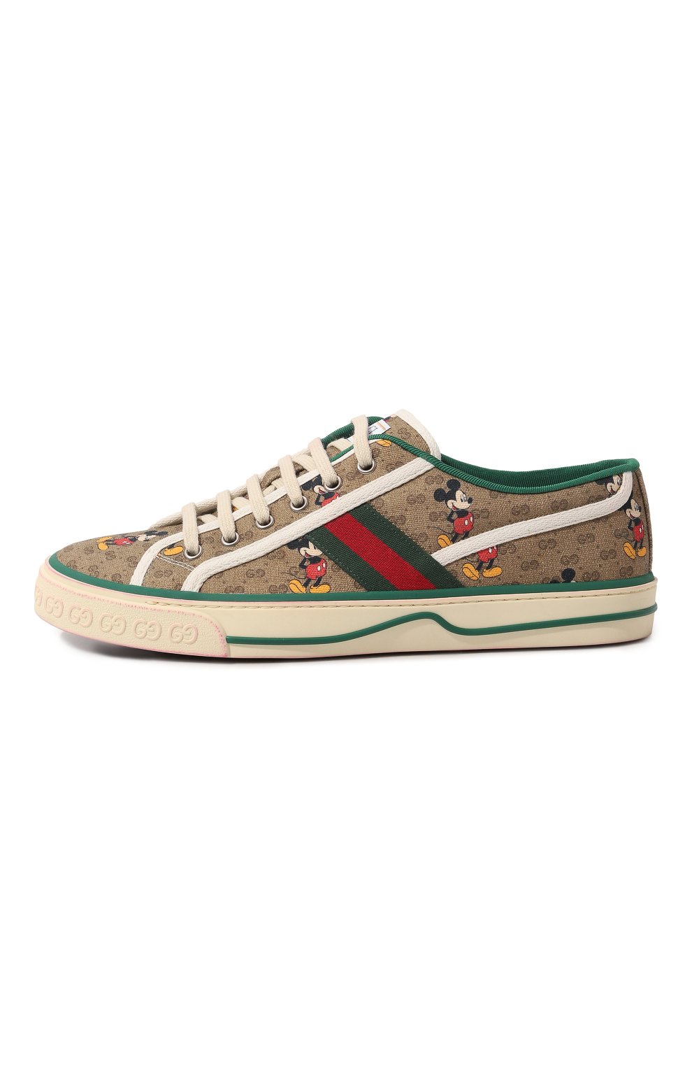 Текстильные кеды disney x gucci tennis 1977 GUCCI, арт. 606111 H0T10, фото 4