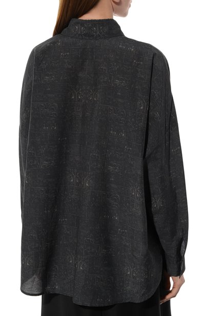 Рубашка из хлопка и шелка AKHMADULLINA, арт. 1225.2BL829/C705, фото 4