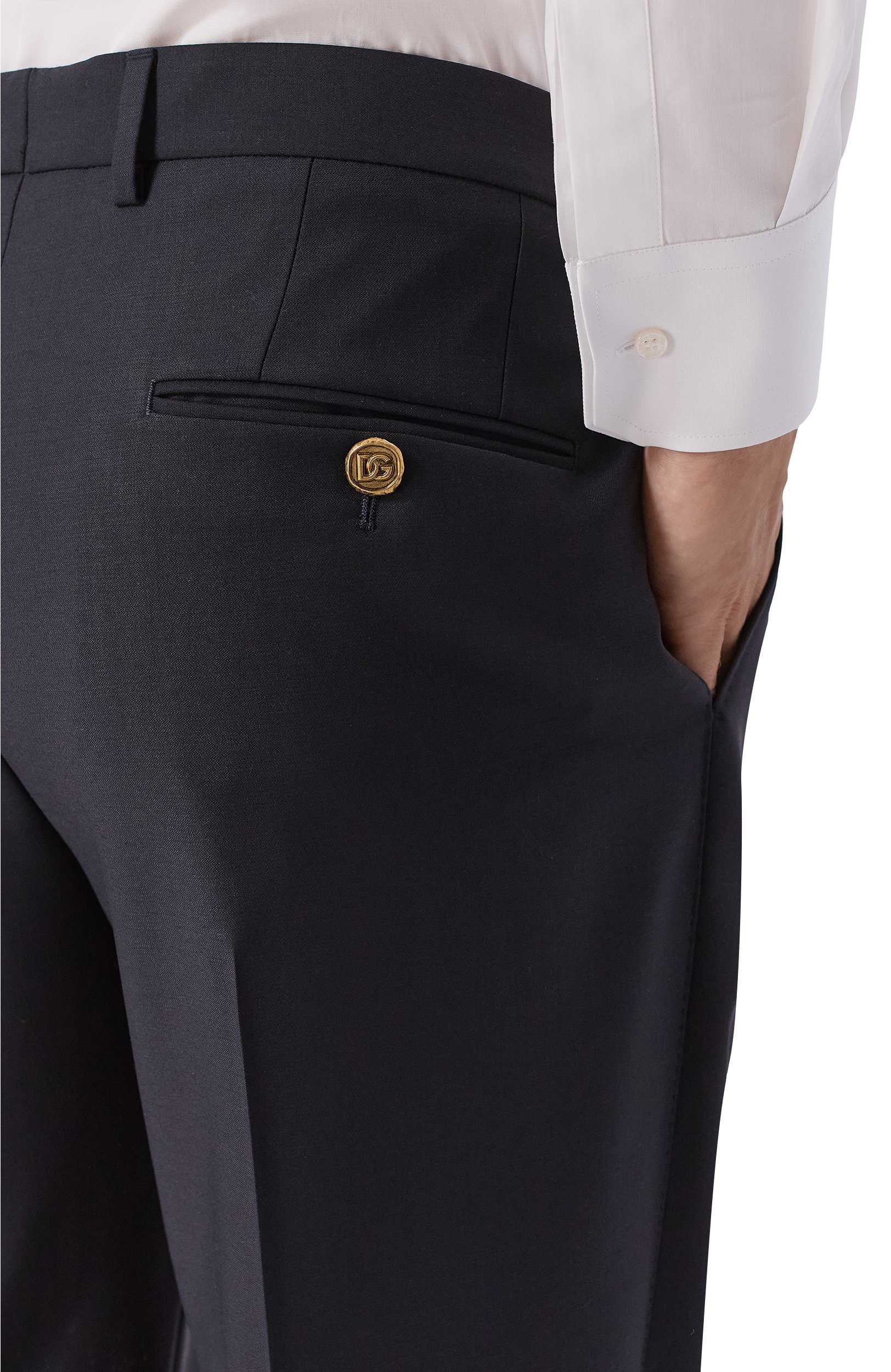 Шерстяные брюки DOLCE & GABBANA, арт. GW0NET/FU2Z8, фото 5
