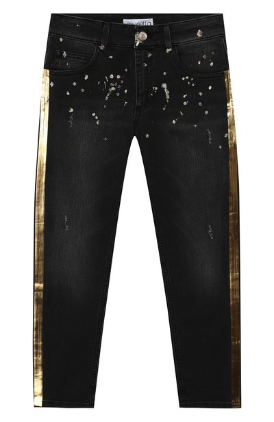 Джинсы с лампасами SIMONETTA, арт. 1L6281/LA700/10-14+, фото 1