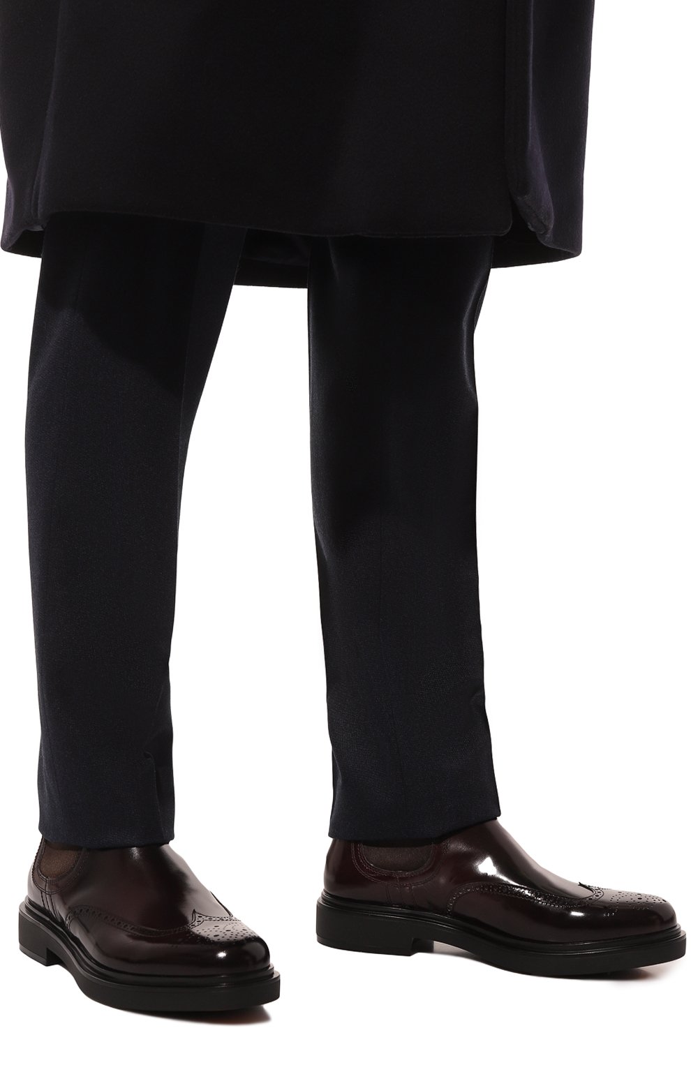 Кожаные челси SANTONI, арт. MGWG17855NERIPFG, фото 3