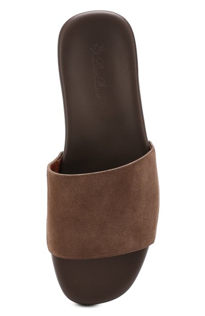 Замшевые шлепанцы sea-slide LORO PIANA, арт. FAI4870, фото 5