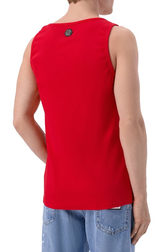 Майка Philipp Plein SAFC MTK8470 PTE004N Красный  SAFC MTK8470 PTE004N Фото 4