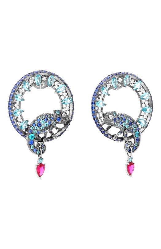 Серьги Chameleon Queensbee 201381 Голубой  201381 Фото 3