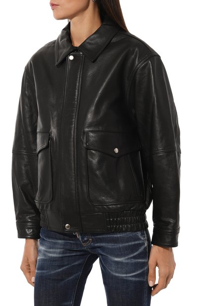 Кожаная куртка DUNST, арт. UDJU4C105BK, фото 3