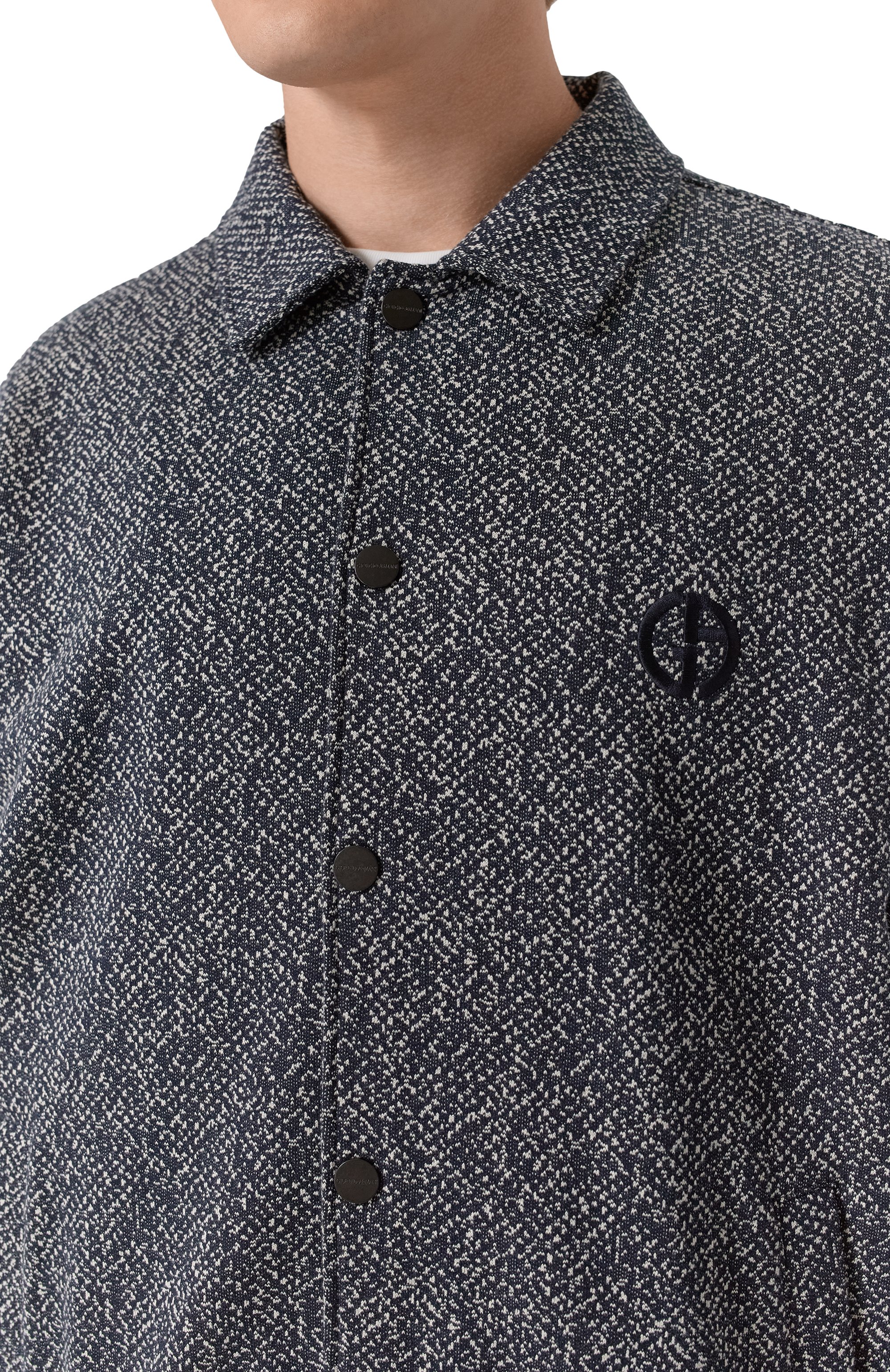 Бомбер из хлопка и кашемира GIORGIO ARMANI, арт. GM002488/AF20656, фото 5