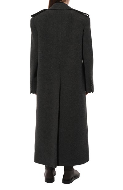 Шерстяное пальто ANN DEMEULEMEESTER, арт. 2402-W-C025-FA510-088, фото 4