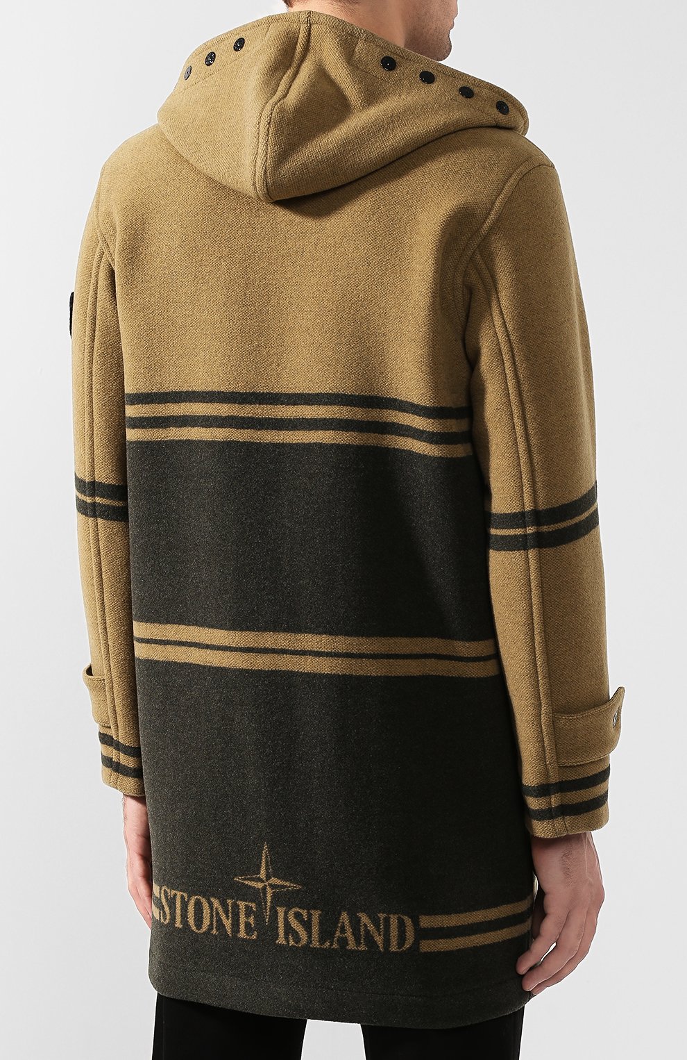 Шерстяное пальто STONE ISLAND, арт. 711571254, фото 4