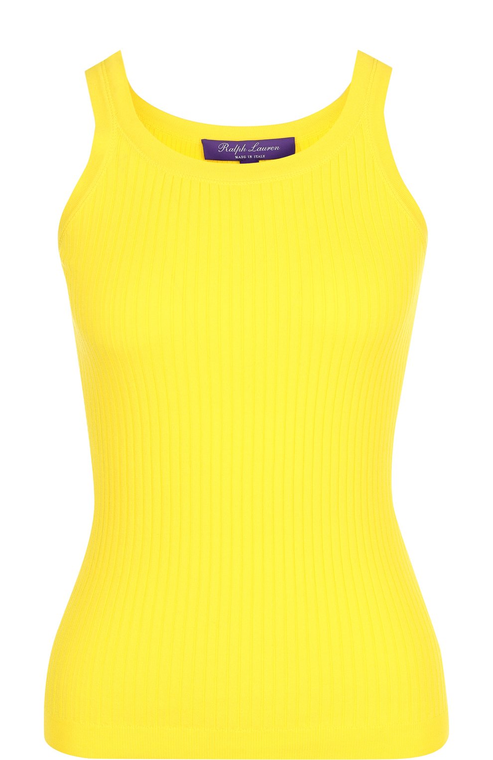 Однотонный хлопковый топ фактурной вязки RALPH LAUREN, арт. 290710192, фото 1