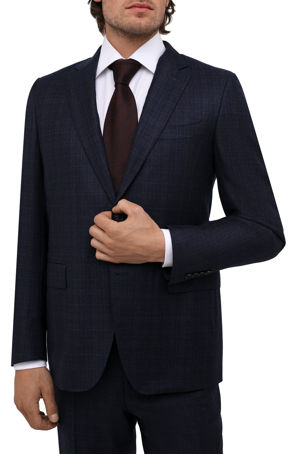 Шелковый галстук ZEGNA бордового цвета по цене 19650 руб., арт. Z2D33T/1XW, фото 2 Шелковый галстук ZEGNA, арт. Z2D33T/1XW, фото 2