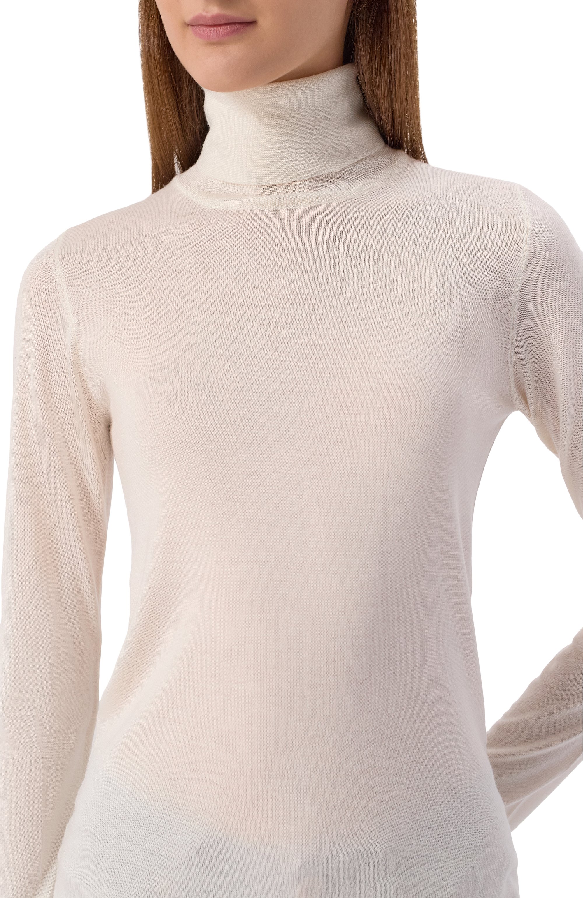 Водолазка из кашемира и шелка BRUNELLO CUCINELLI, арт. M13800063P, фото 5