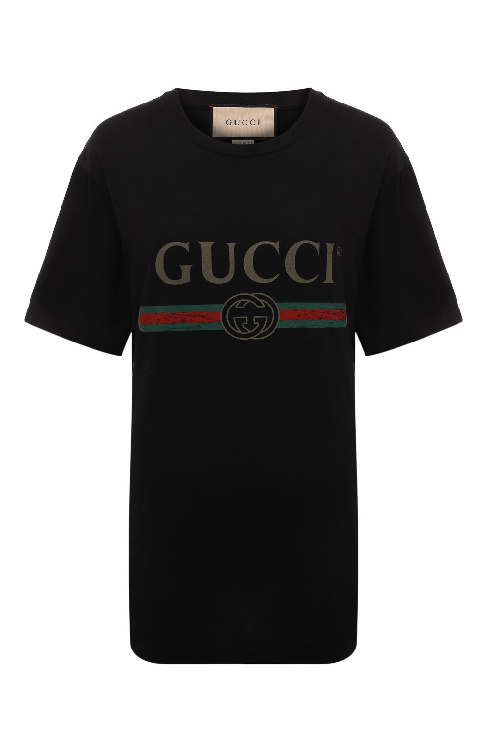 Хлопковая футболка GUCCI, арт. 457095 X5L89, фото 1
