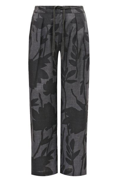 Женские льняные брюки BRUNELLO CUCINELLI, арт. MB650P8597