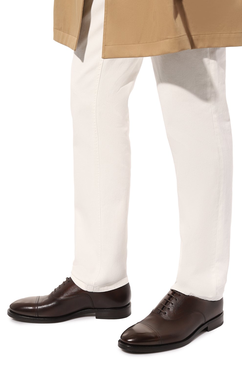 Кожаные оксфорды BRUNELLO CUCINELLI, арт. MZUBETC841, фото 3