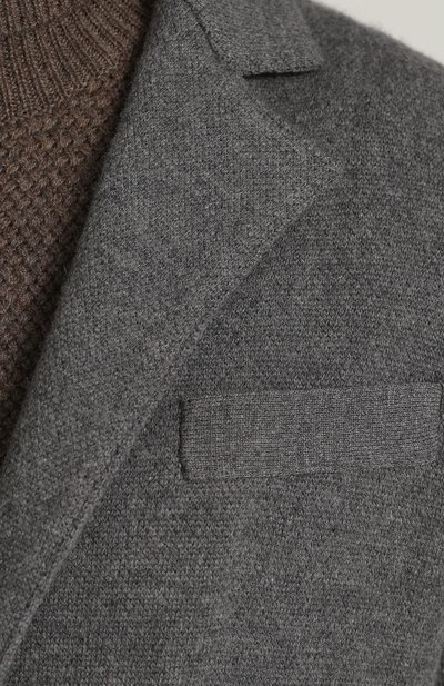 Однобортный пиджак из смеси шерсти и кашемира RALPH LAUREN, арт. 790662913, фото 5
