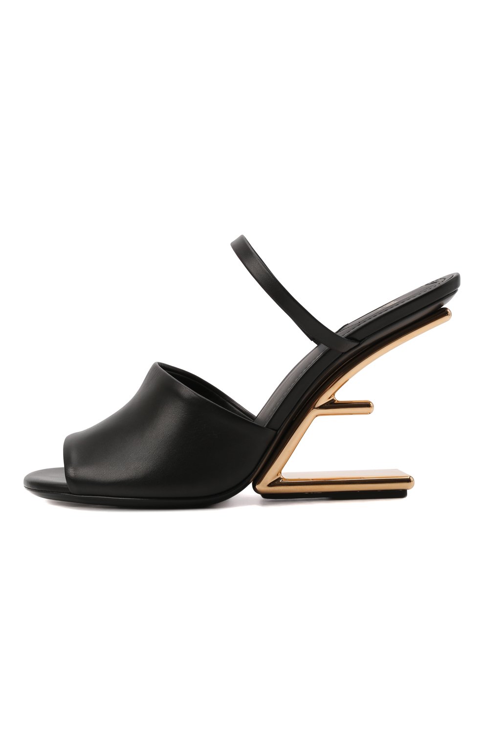 Кожаные мюли FENDI, арт. 8R8212 NA7, фото 4