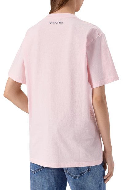 Хлопковая футболка sporty & rich x hotel du cap-eden-roc SPORTY AND RICH, арт. T004360666P140, фото 4