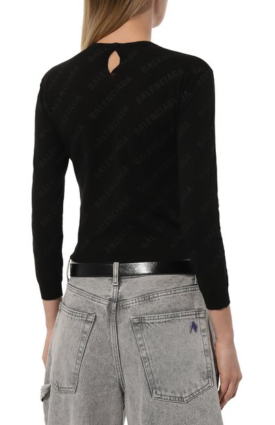 Хлопковый пуловер BALENCIAGA, арт. 750439/T3277, фото 4