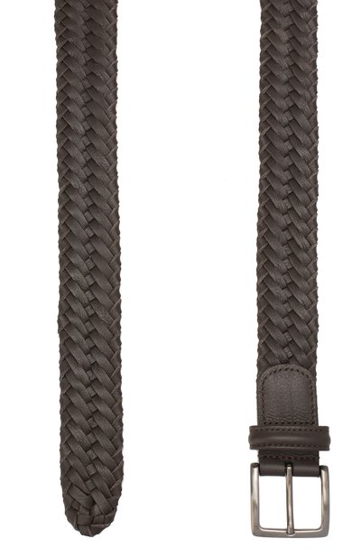 Кожаный ремень LORO PIANA темно-коричневого цвета по цене 66200 руб., арт. FAI5647, фото 2 Кожаный ремень LORO PIANA, арт. FAI5647, фото 2