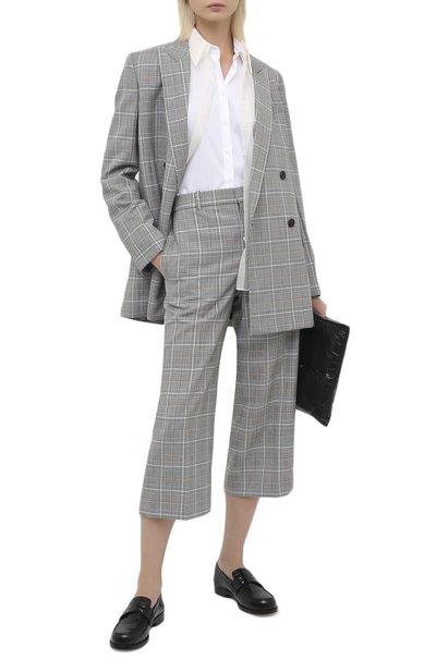 Двубортный жакет GIVENCHY серого цвета по цене 261500 руб., арт. BW30BW130Z, фото 2 Двубортный жакет GIVENCHY, арт. BW30BW130Z, фото 2