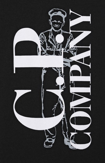 Хлопковая футболка C.P. COMPANY, арт. CNM00L/LAA17/10-14, фото 3