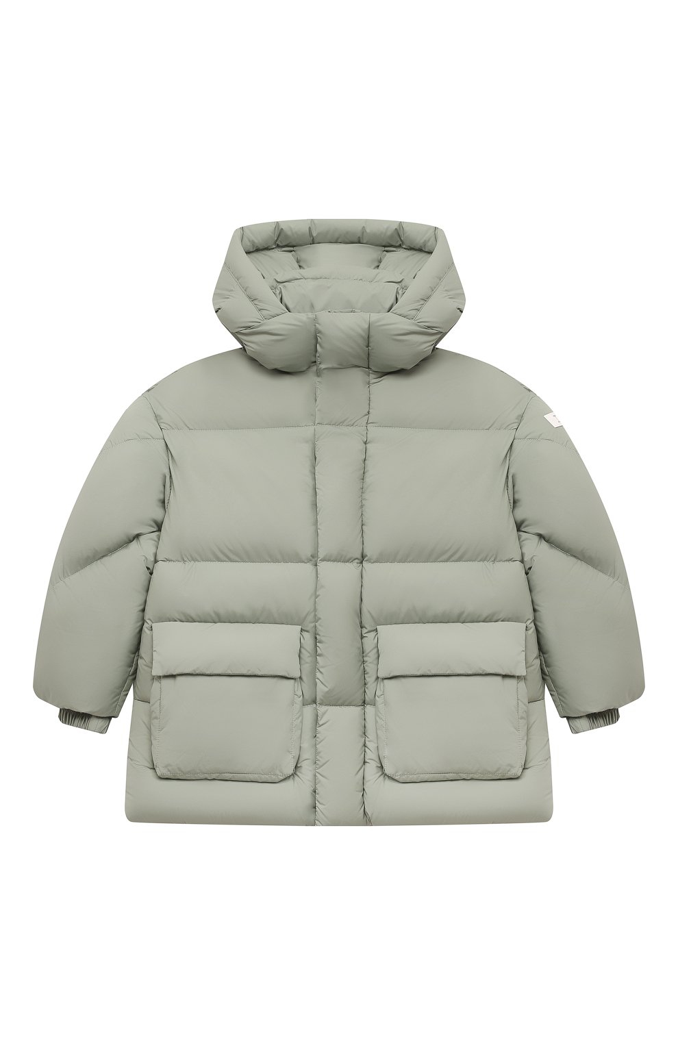 Пуховик IL GUFO светло-зеленого цвета по цене 49950 руб., арт. A24GP334N0106/5A-8A, фото 1 Пуховик IL GUFO, арт. A24GP334N0106/5A-8A, фото 1