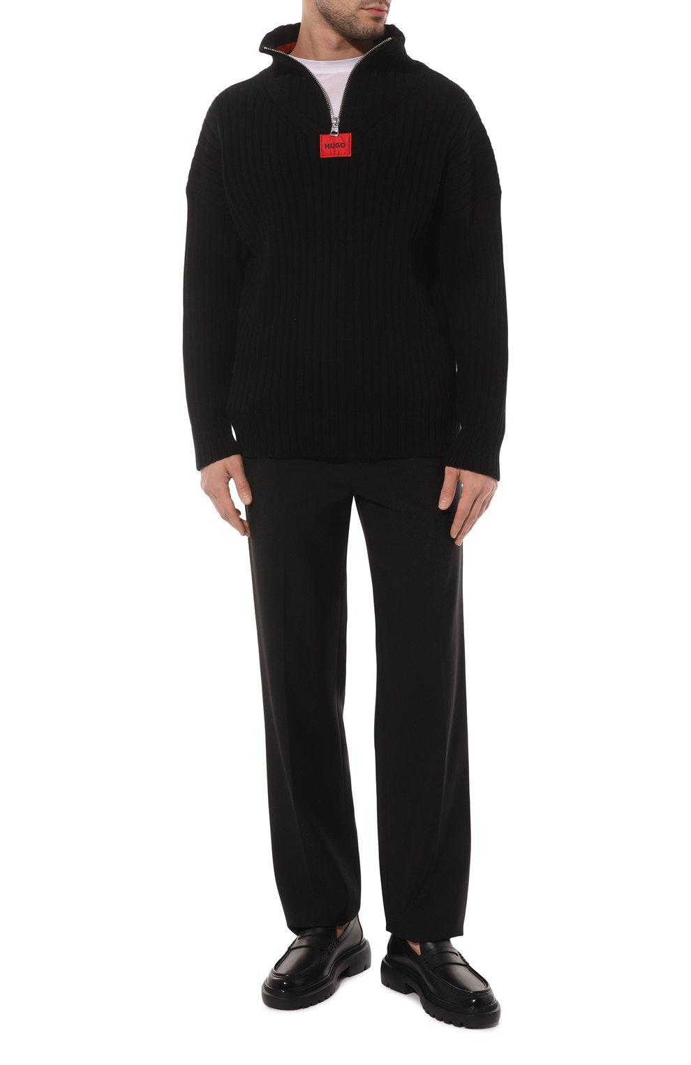 Хлопковый свитер HUGO, арт. 50481839, фото 2