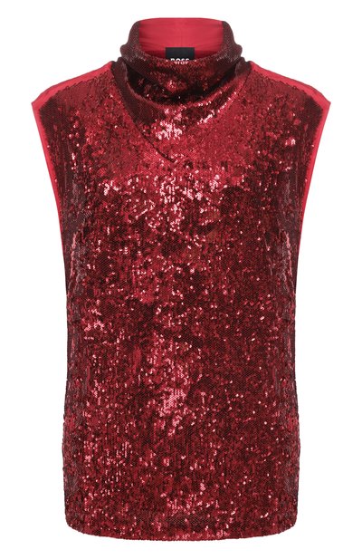 Женский топ с отделкой пайетками BOSS, арт. 50548011