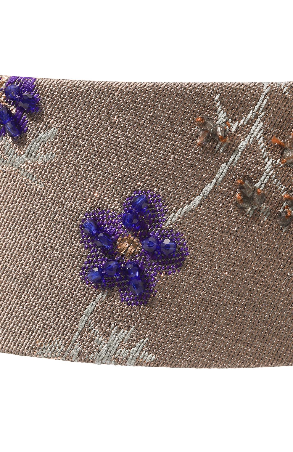 Кокошник PANFIL серого цвета по цене 14000 руб., арт. 45-KOK-D, фото 4 Кокошник PANFIL, арт. 45-KOK-D, фото 4