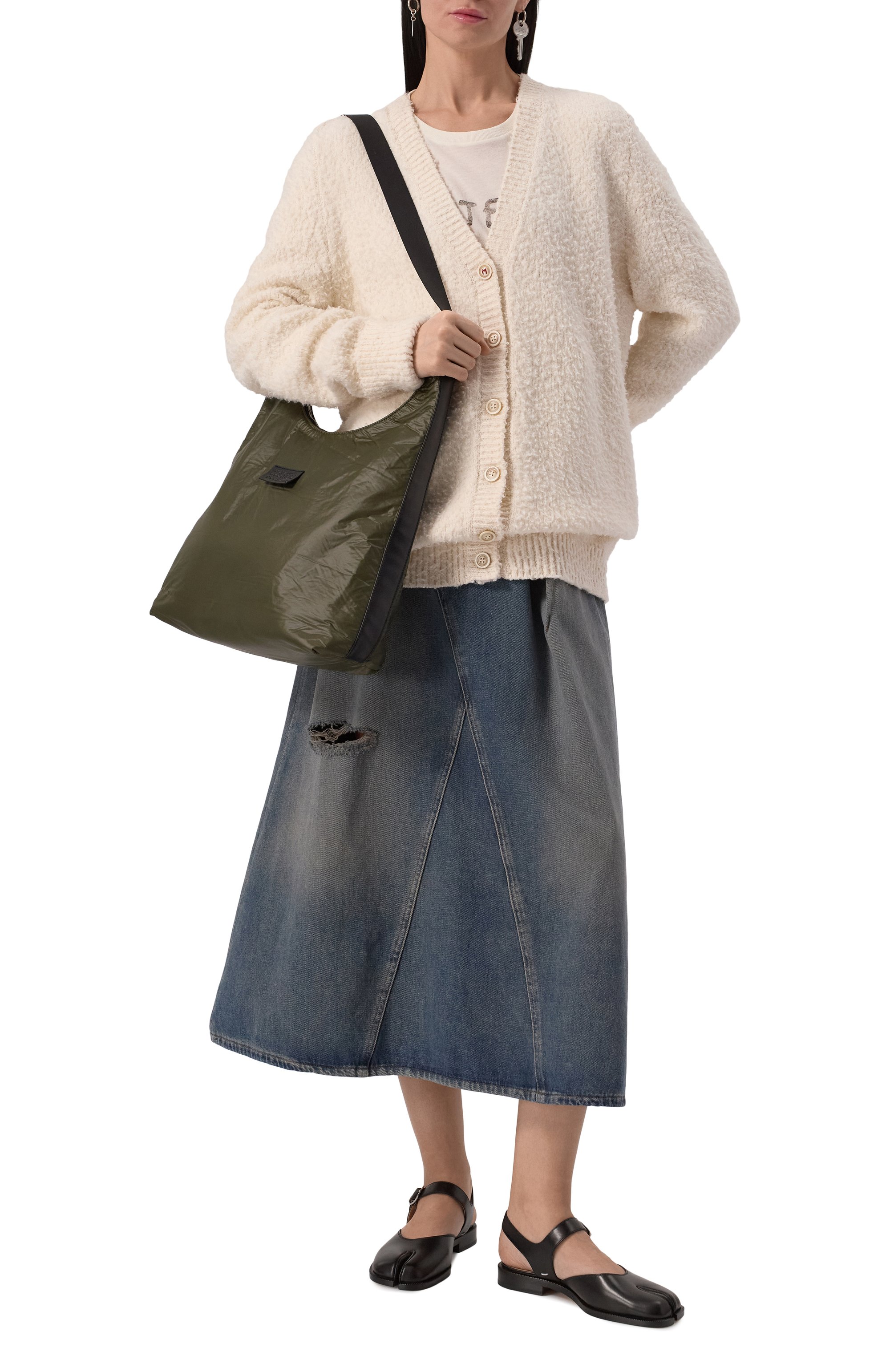 Сумка-тоут crunched MM6, арт. SB5ZH0017/P6993, фото 9