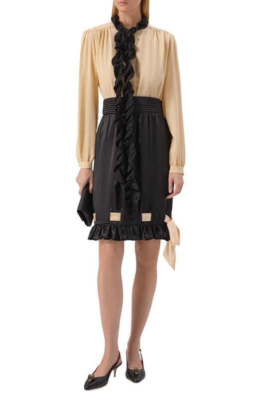 Кожаные туфли Pas de Chat 55 Valentino 7W0S0NG5/LIR Чёрный  7W0S0NG5/LIR Фото 3