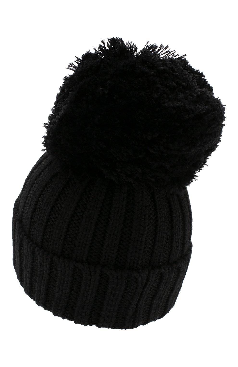 Шапка фактурной вязки с помпоном MOOSE KNUCKLES черного цвета по цене 10600 руб., арт. MK8747MFT, фото 2 Шапка фактурной вязки с помпоном MOOSE KNUCKLES, арт. MK8747MFT, фото 2