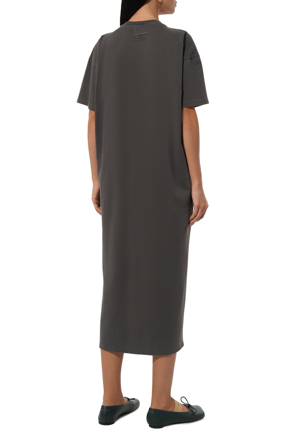 Хлопковое платье MM6, арт. S52DD0047/S24311, фото 4