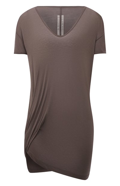Женская футболка из вискозы и шелка RICK OWENS, арт. RP02A7206/JS