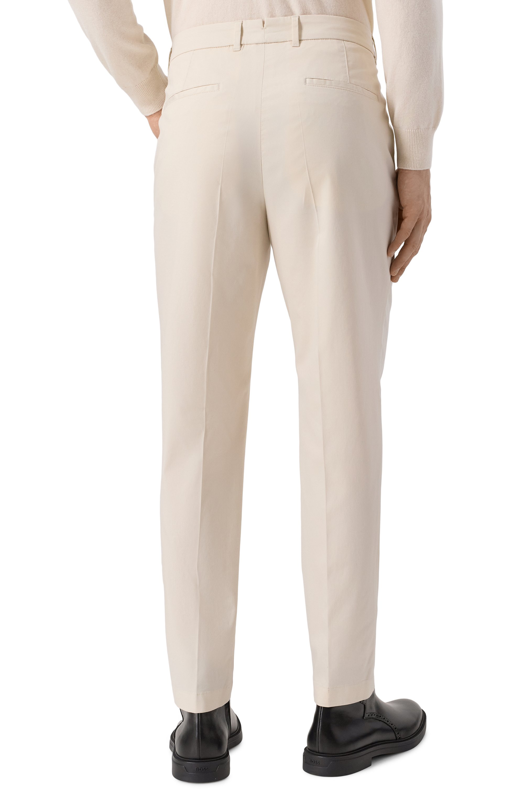 Брюки из лиоцелла и хлопка BOSS, арт. 50544005, фото 4