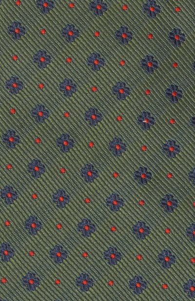 Шелковый галстук BROUBACK хаки цвета по цене 6795 руб., арт. TIE 8CM/SS24, фото 4 Шелковый галстук BROUBACK, арт. TIE 8CM/SS24, фото 4