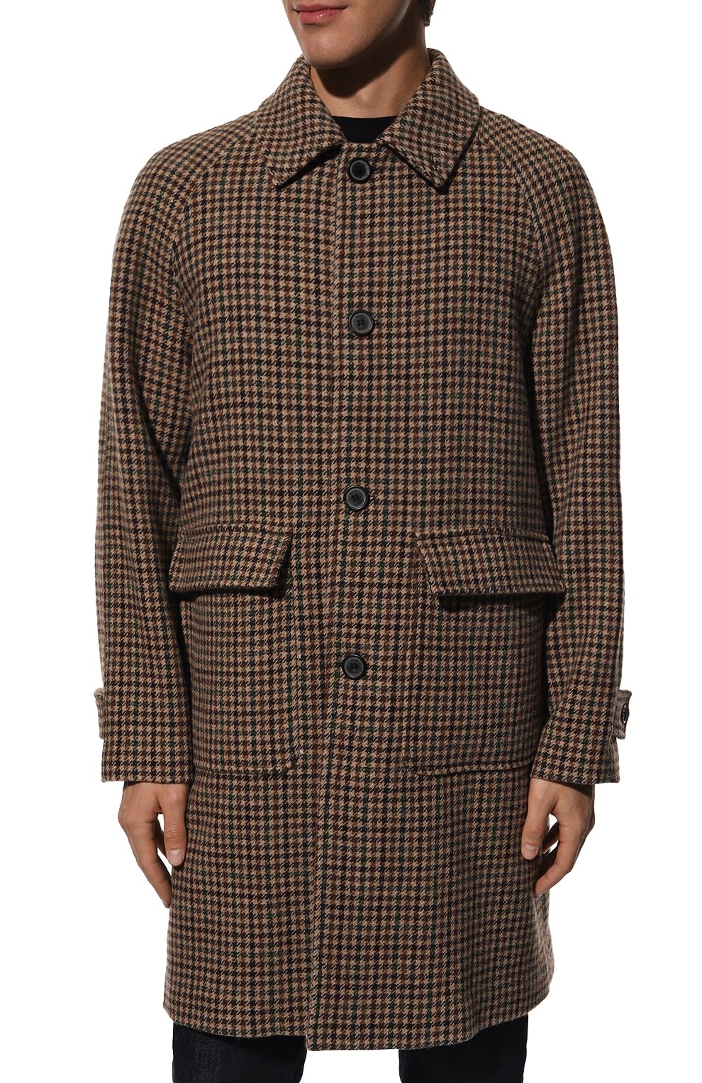 Шерстяное пальто PALTO бежевого цвета по цене 87300 руб., арт. MARCELL0 M00N VICHY R, фото 3 Шерстяное пальто PALTO, арт. MARCELL0 M00N VICHY R, фото 3