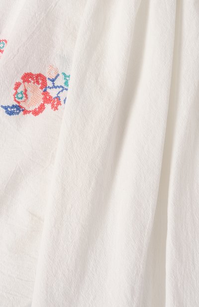 Хлопковая блузка C`ERA UNA VOLTA молочного цвета по цене 12550 руб., арт. S25SI02110, фото 3 Хлопковая блузка C`ERA UNA VOLTA, арт. S25SI02110, фото 3