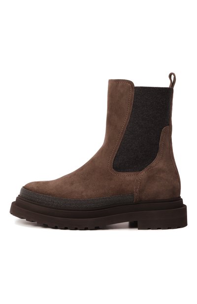 Замшевые челси BRUNELLO CUCINELLI, арт. MZSFGBP422, фото 4