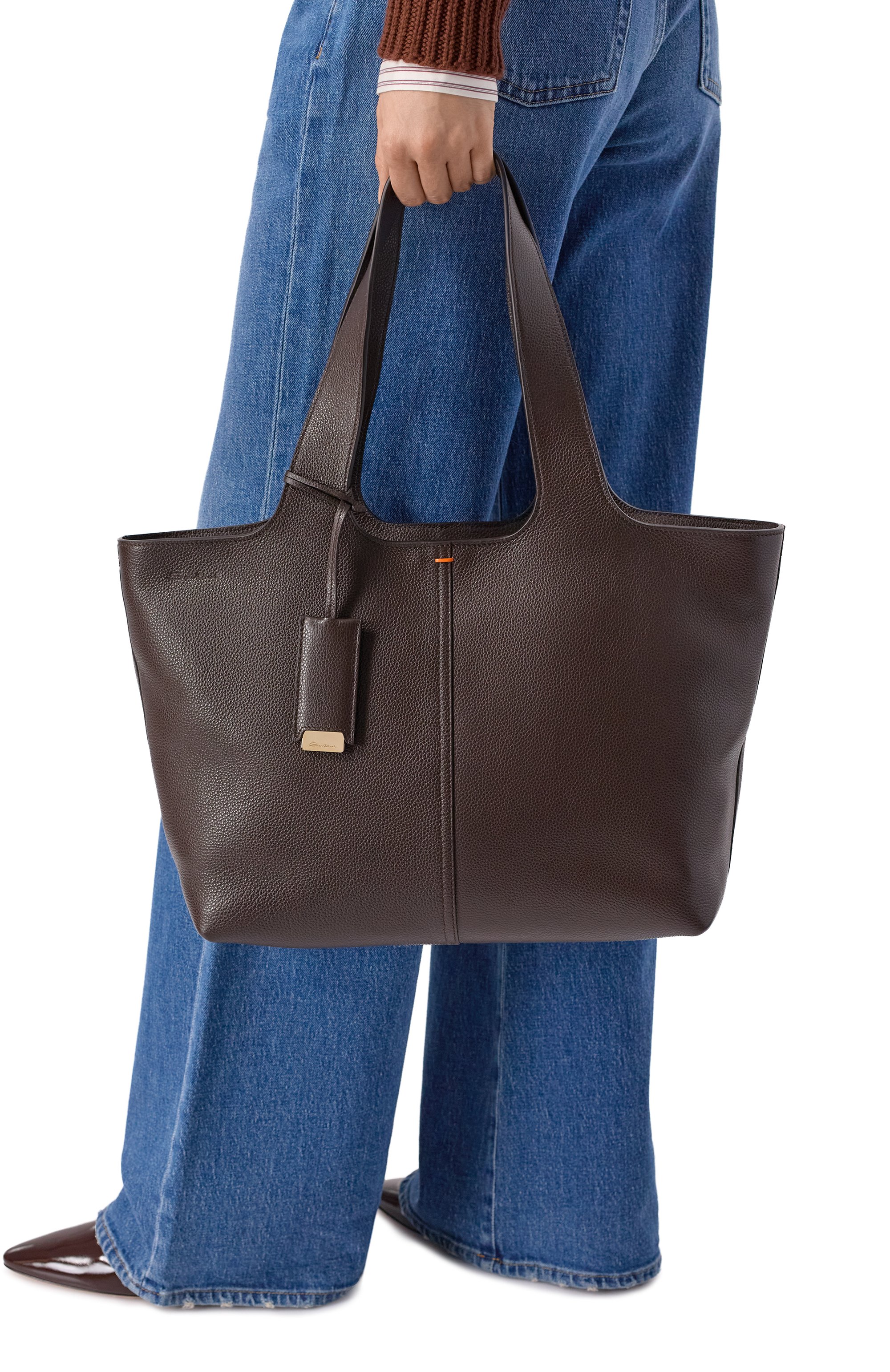 Сумка-тоут SANTONI, арт. DIBGA2838BA-HWIA, фото 2