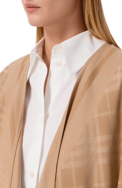 Пончо из шерсти и кашемира BURBERRY, арт. 8126969, фото 5