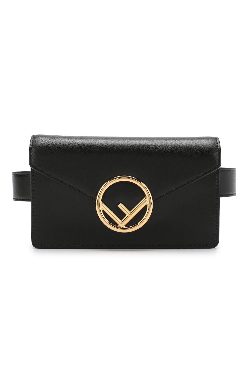 Кожаная поясная сумка с логотипом бренда FENDI, арт. 8BM005 A0KK, фото 7